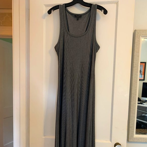 rag & bone Dresses & Skirts - Rag and Bone Scoop Neck Grey Summer Sundress